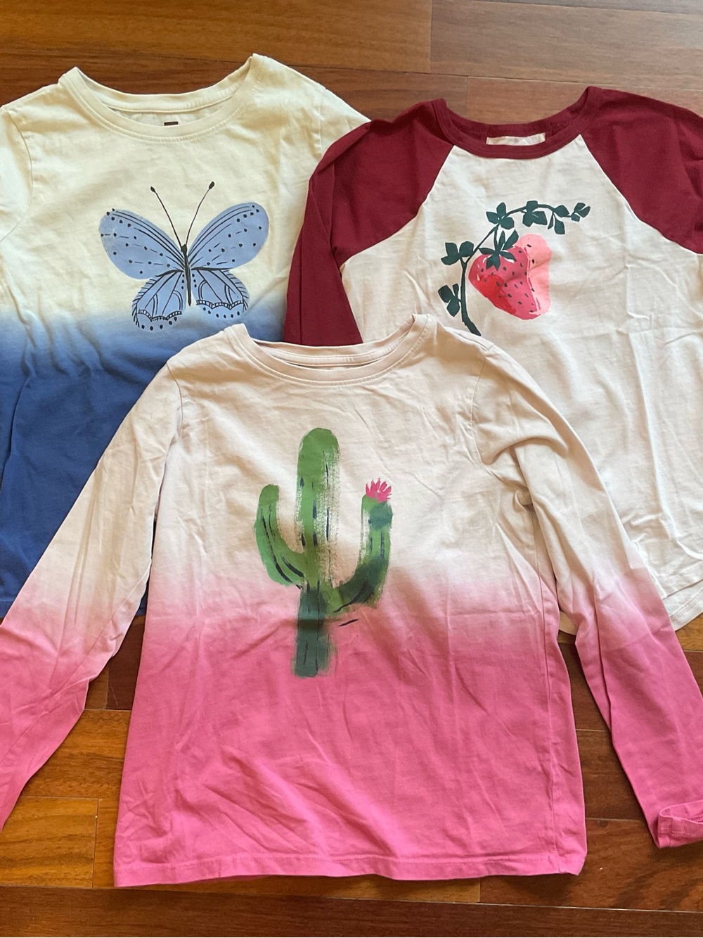 Lot Tea Collection Long Sleeve Tees size 12